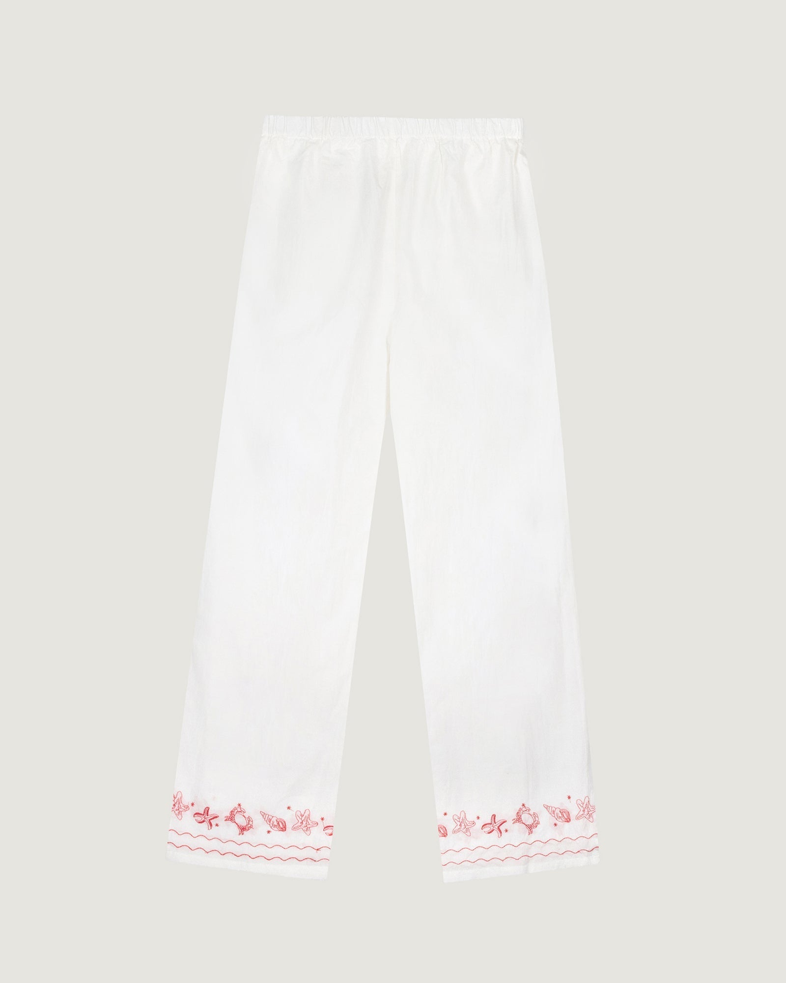 “Linen And Cotton” Shells Oudin Trousers - Women