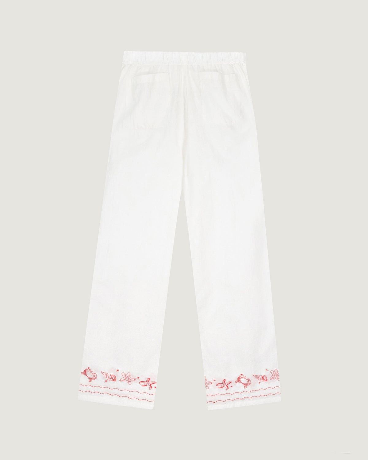 “Linen And Cotton” Shells Oudin Trousers - Women