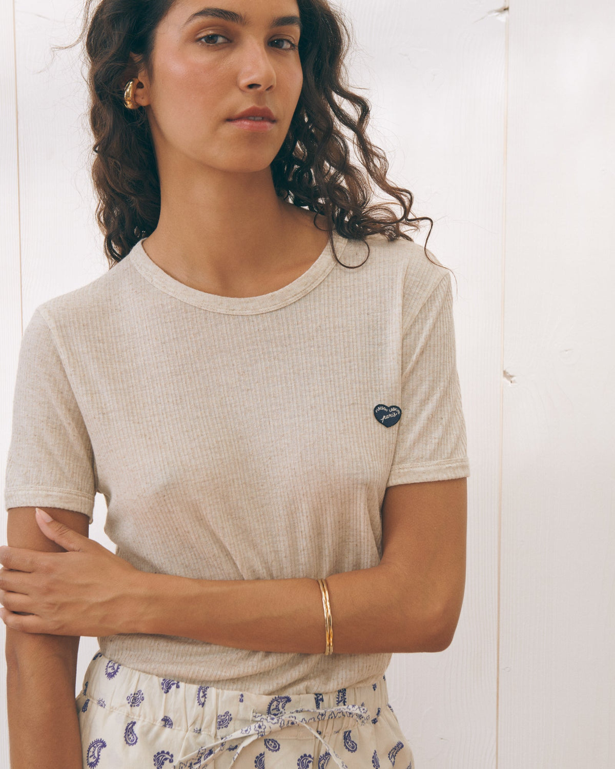 T-Shirt "Heart Patch" Piat