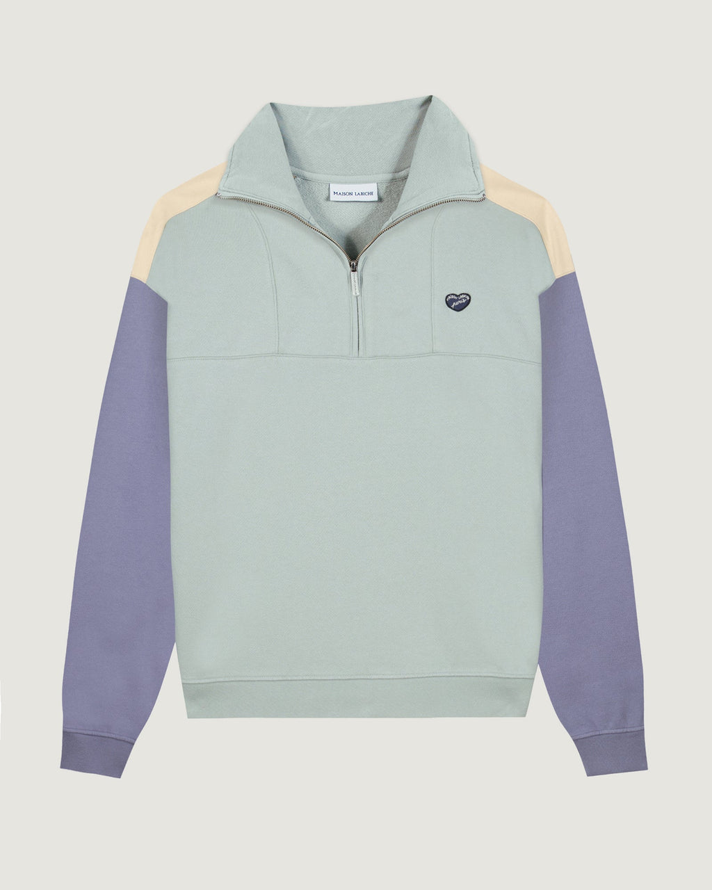 “Heart Patch” Placid Trucker Sweatshirt