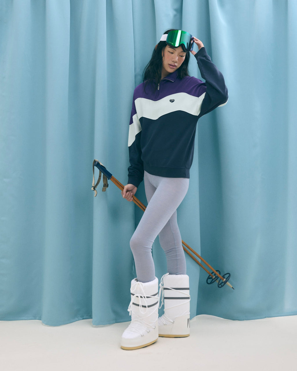 "Patch Coeur" Placide Patchwork Sweatshirt