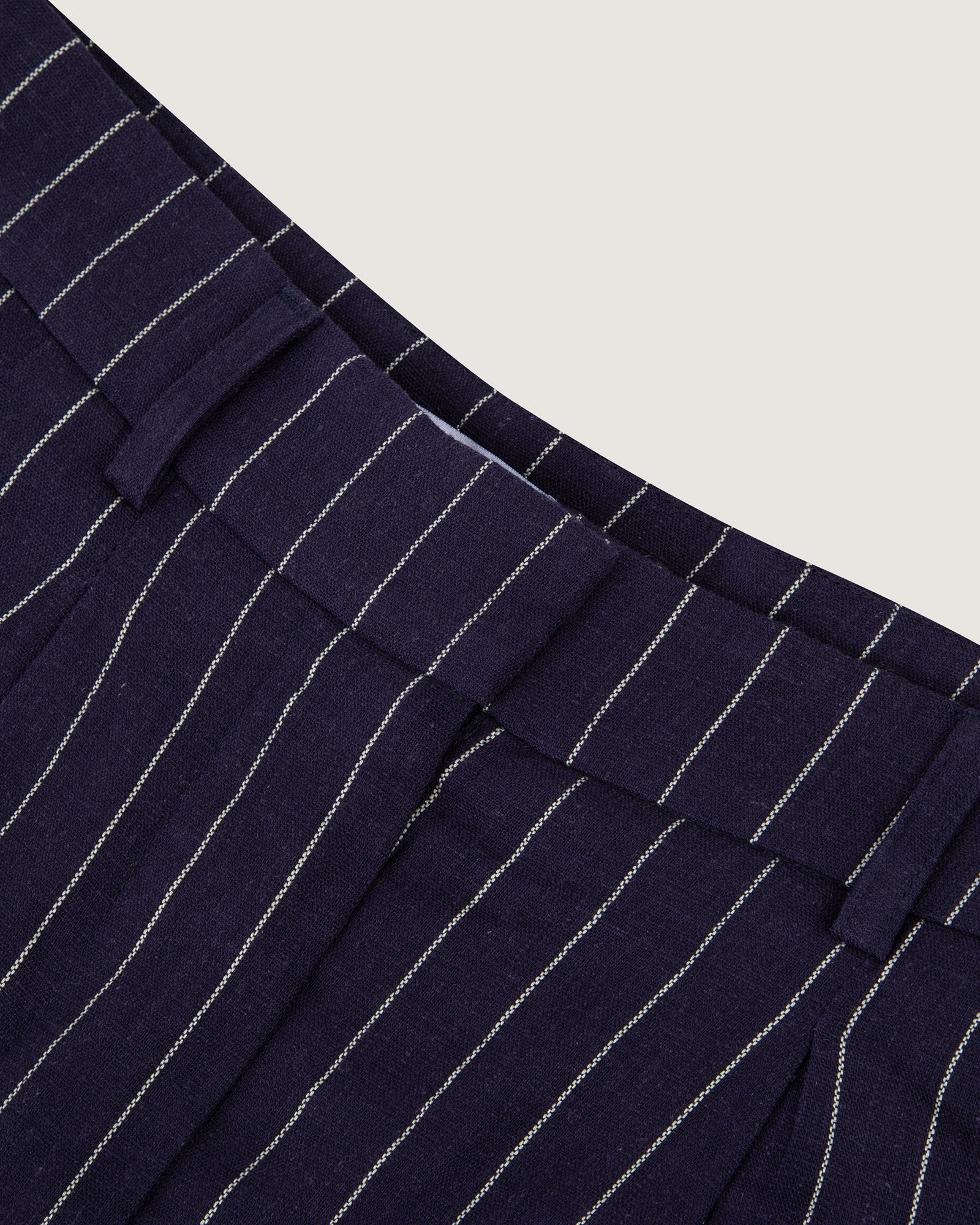 Polo de rayas "Lino mezclado" Polonceau