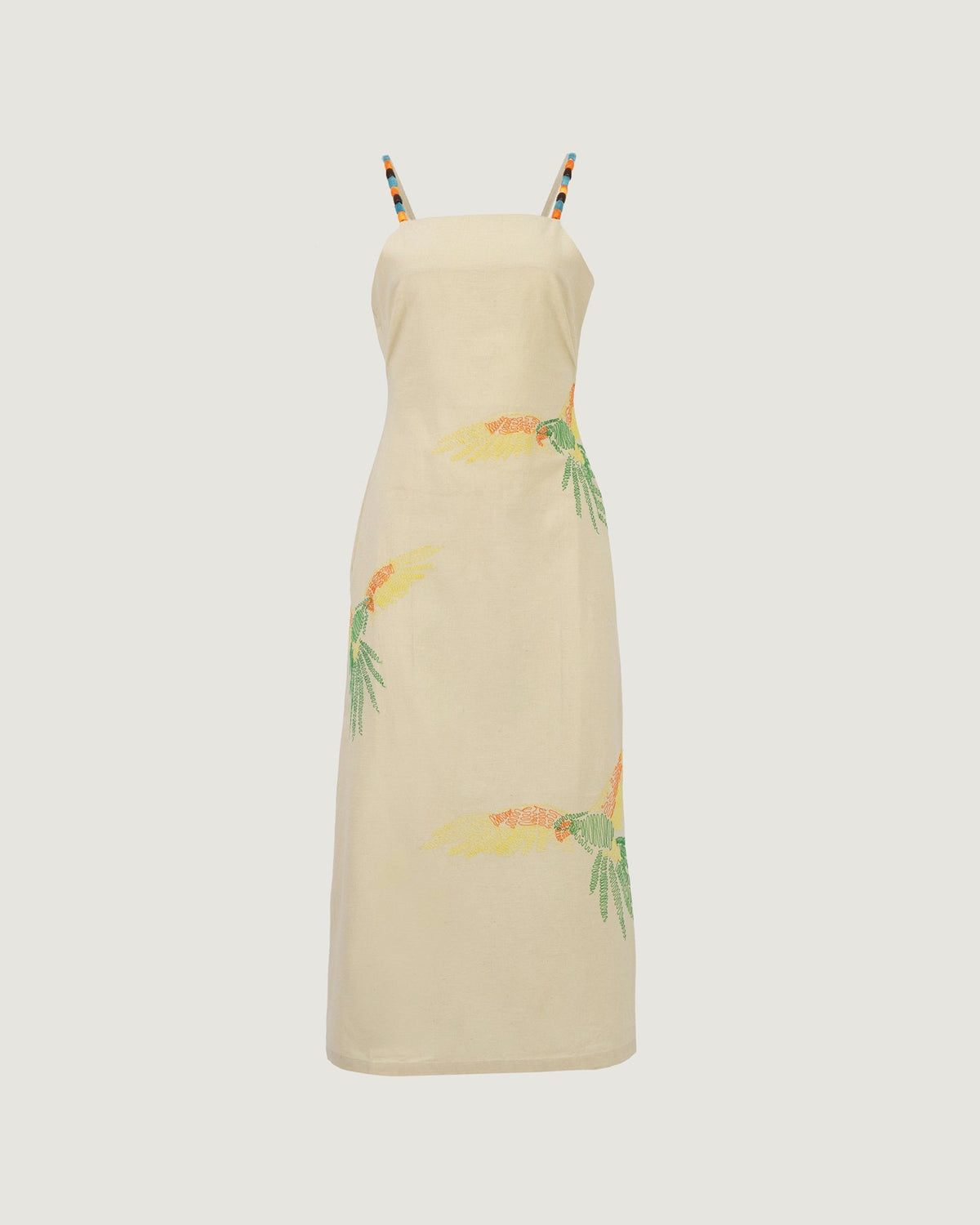 "Parrots" Pomereu Dress