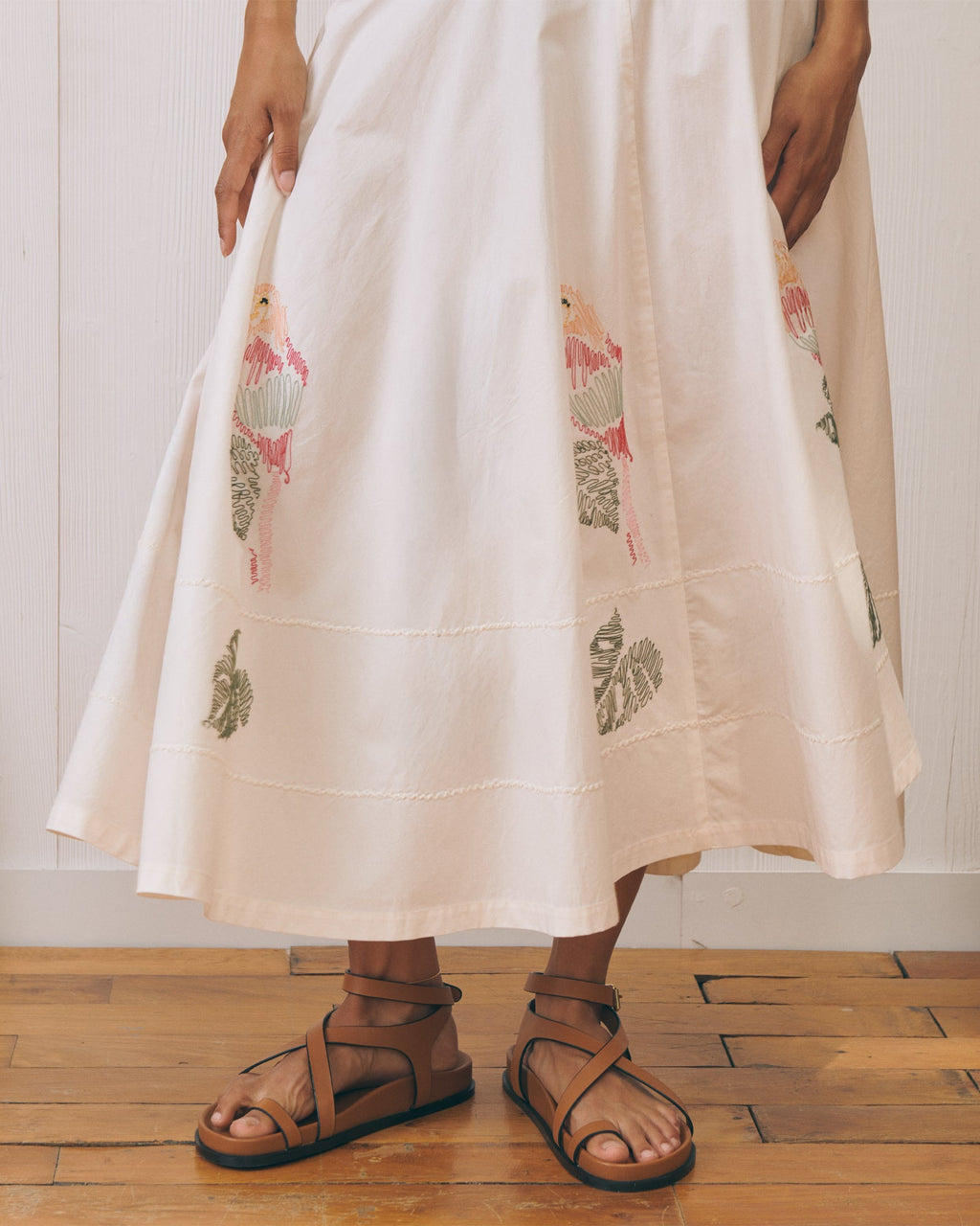 Parrots "Linen And Cotton" Portalis Skirt