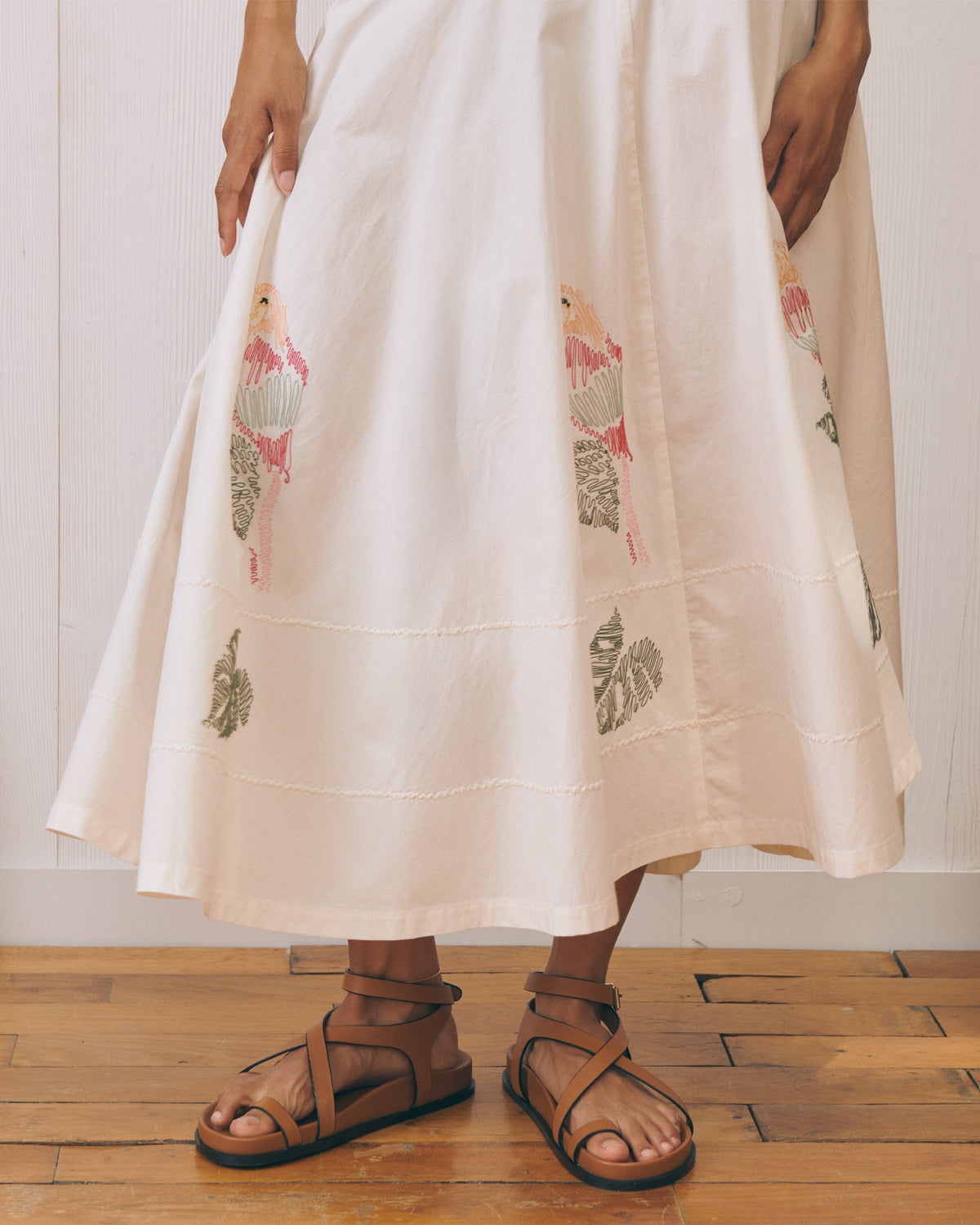 Parrots "Linen And Cotton" Portalis Skirt