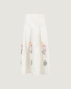 Parrots "Linen And Cotton" Portalis Skirt
