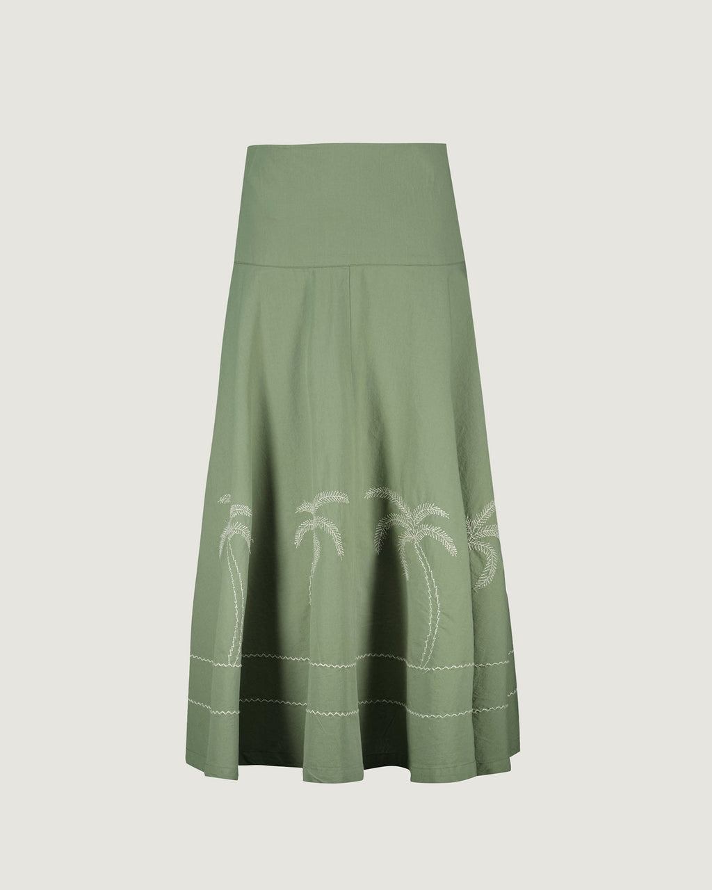 Palm Tree "Linnen And Cotton" Portalis Skirt