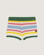 Recipon "Crochet" Heart Patch Shorts