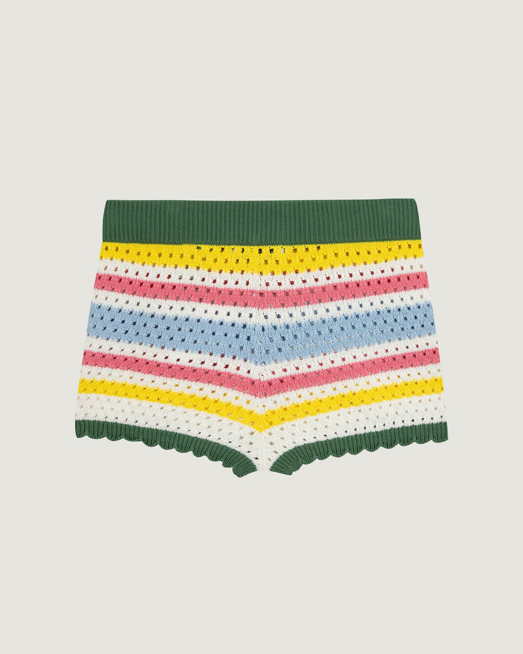 Recipon "Crochet" Heart Patch Shorts