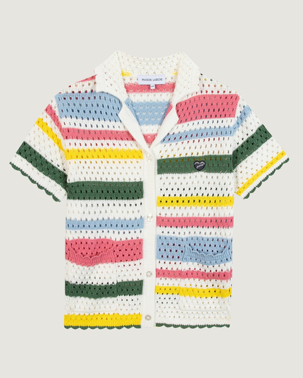 Chemise Patch Coeur Souchier "Crochet"