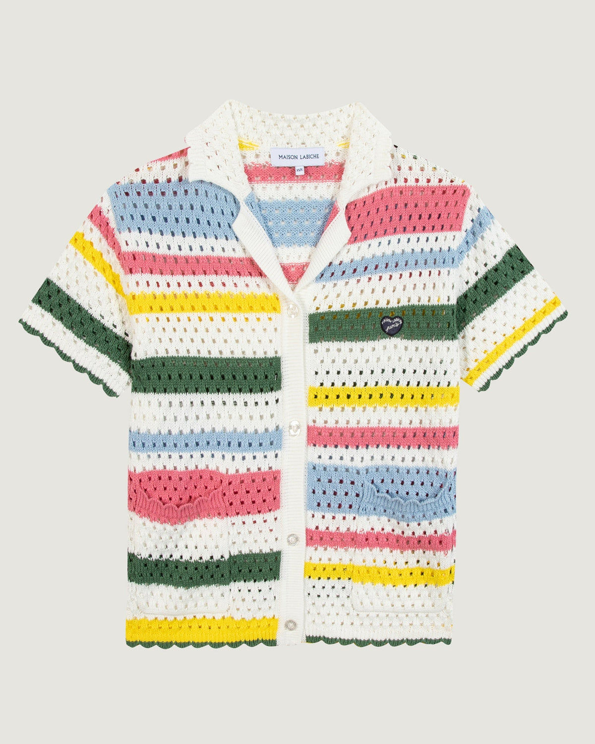 Chemise Patch Coeur Souchier "Crochet"