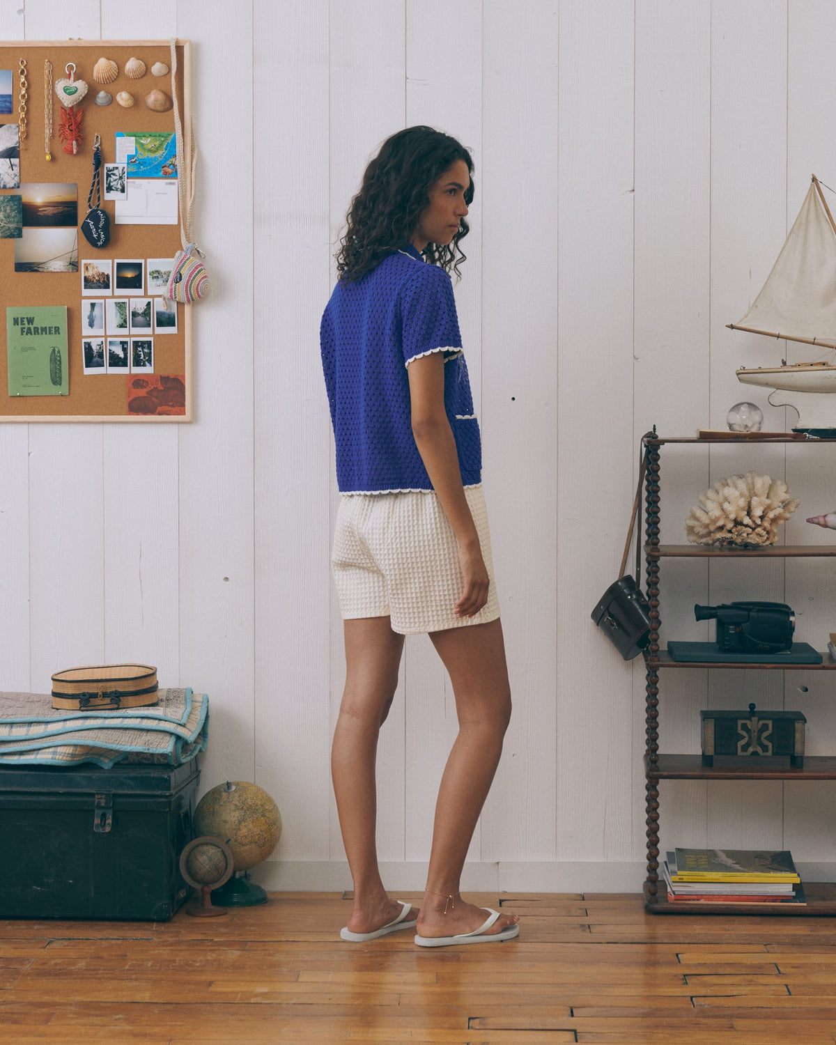 Camisa Lobster Souchier "Crochet" - Mujer