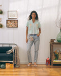 Camisa Palm Tree Souchier "Crochet" - Mujer