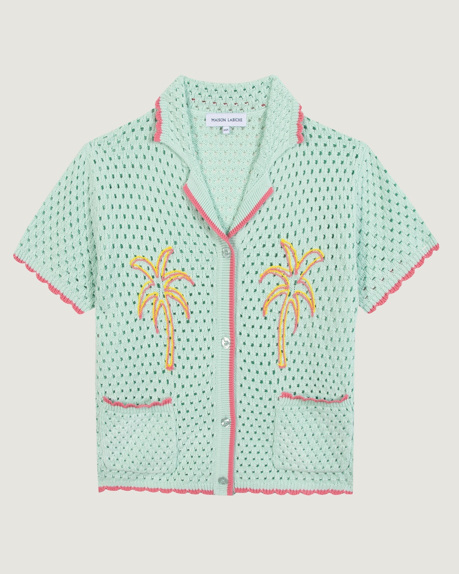 Palm Tree Souchier "Crochet" Shirt