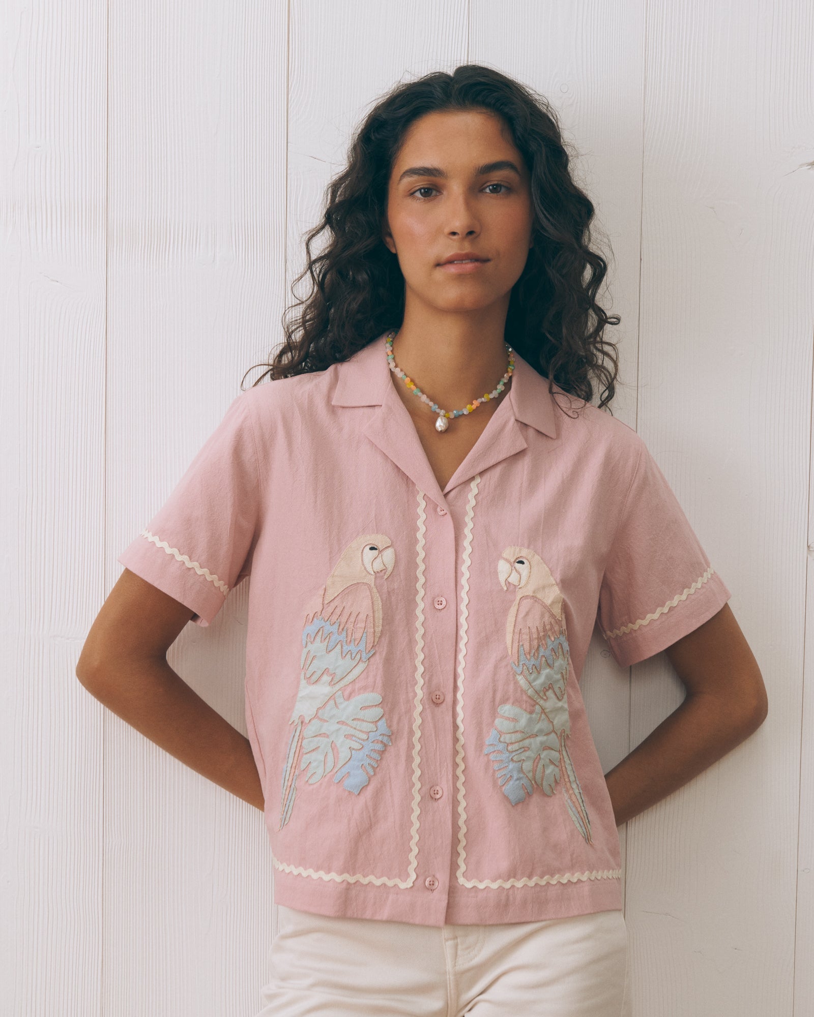 Chemise Parrots "Poplin" Souchier