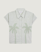Chemise Palm Tree "Linen And Cotton" Surville