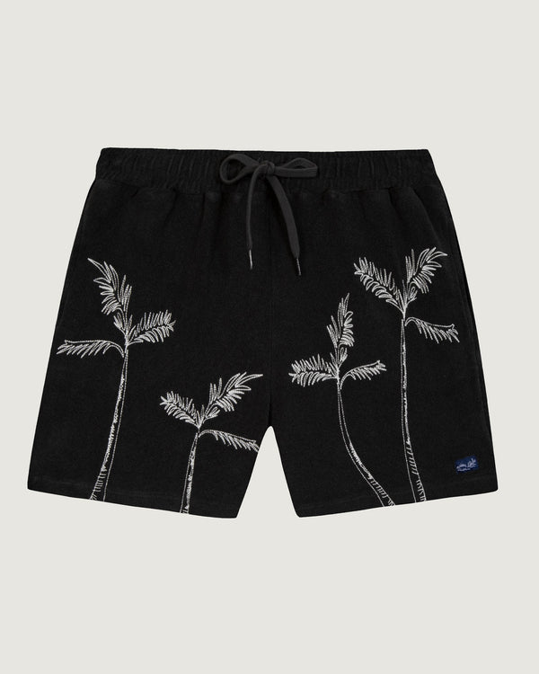 Palm Tree "Terrycloth" Trousseau Shorts - Women