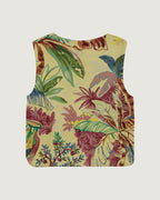 Palm Tree "Jacquard" Valhubert Sleeveless Jacket