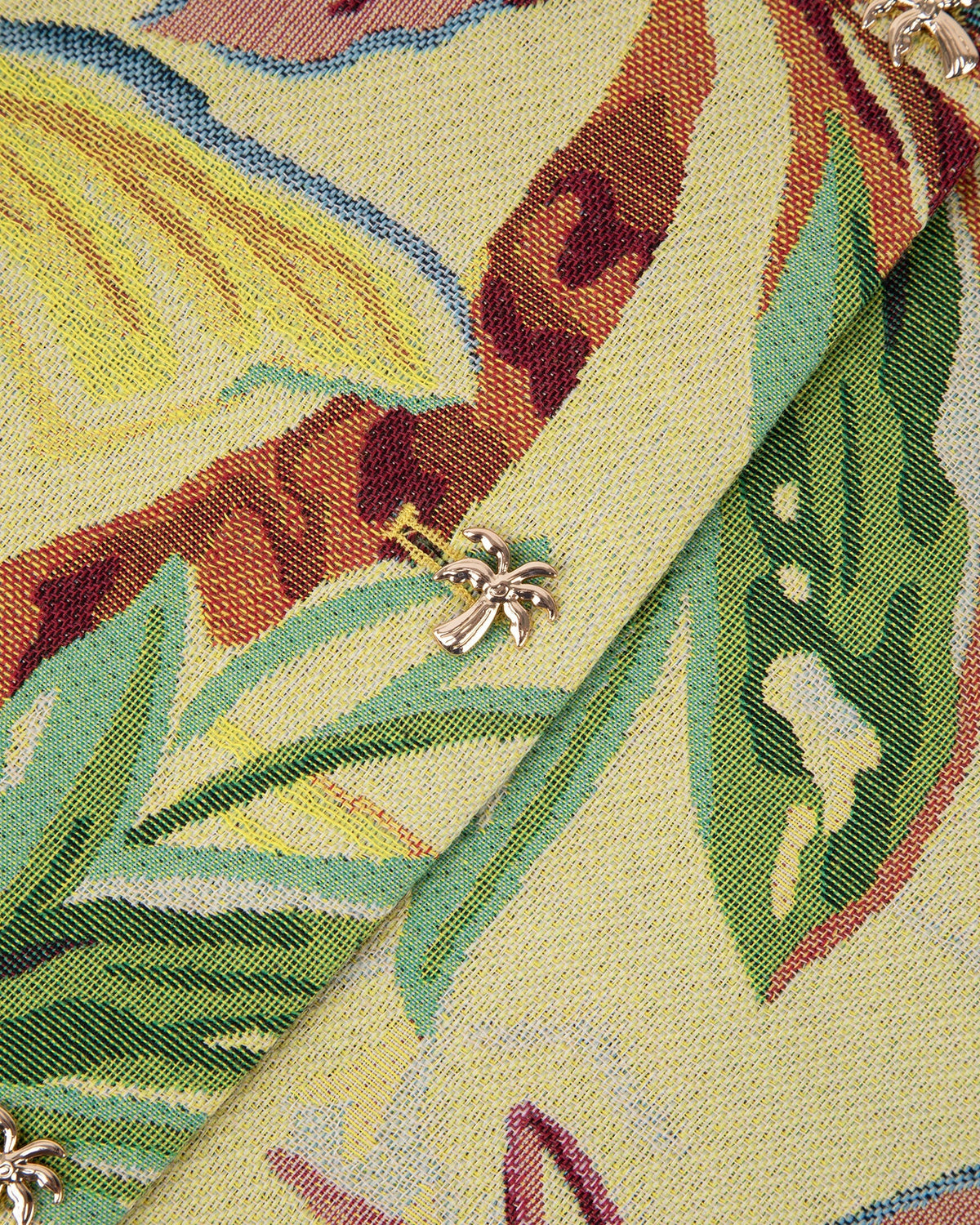 Palm Tree "Jacquard" Valhubert Sleeveless Jacket