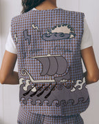 Ulysse "Seersucker" Valhubert Sleeveless Jacket