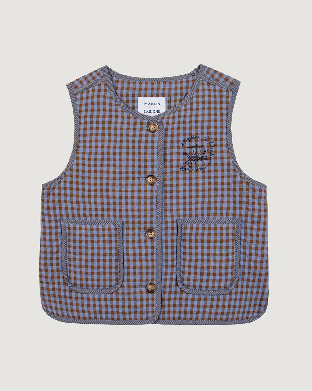 Ulysse "Seersucker" Valhubert Sleeveless Jacket