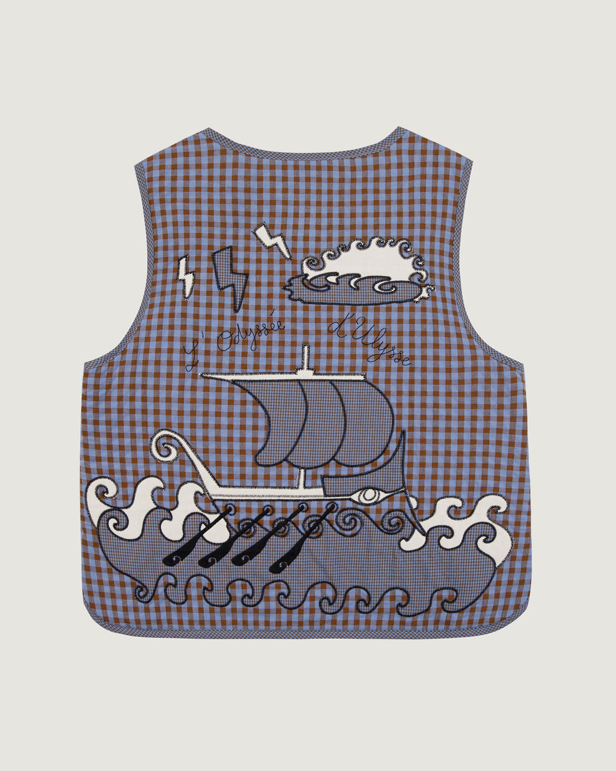 Ulysse "Seersucker" Valhubert Sleeveless Jacket