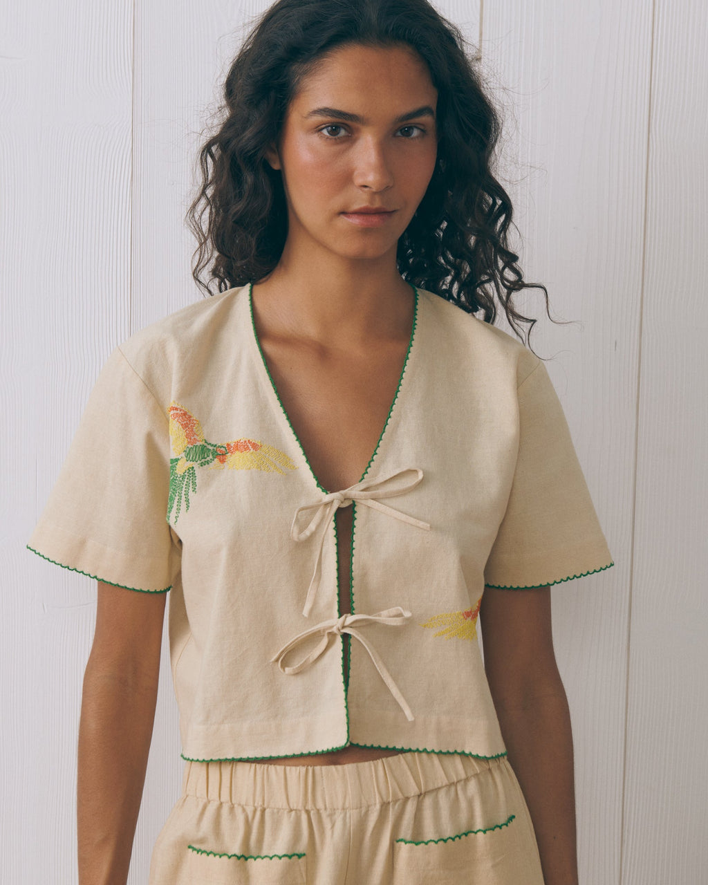 Parrots "Linen And Cotton" Veneur Shirt