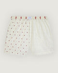 Short Fleurs D Été "Poplin" Vermenouze - Mujer