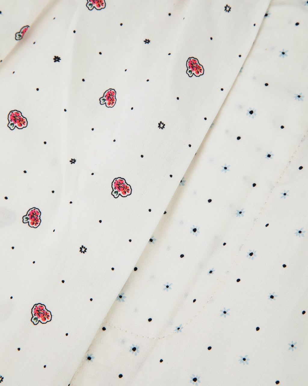 Short Fleurs D Été "Poplin" Vermenouze - Mujer