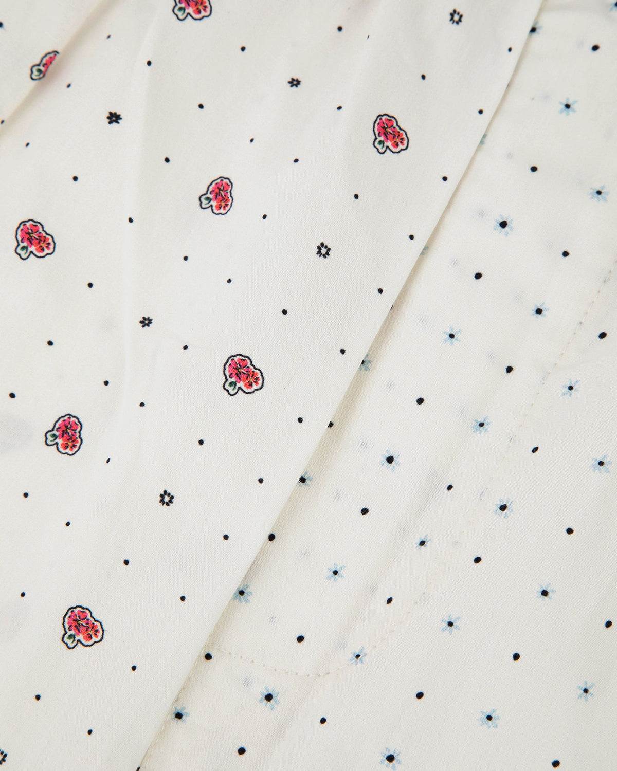 Short Fleurs D Été "Poplin" Vermenouze - Mujer