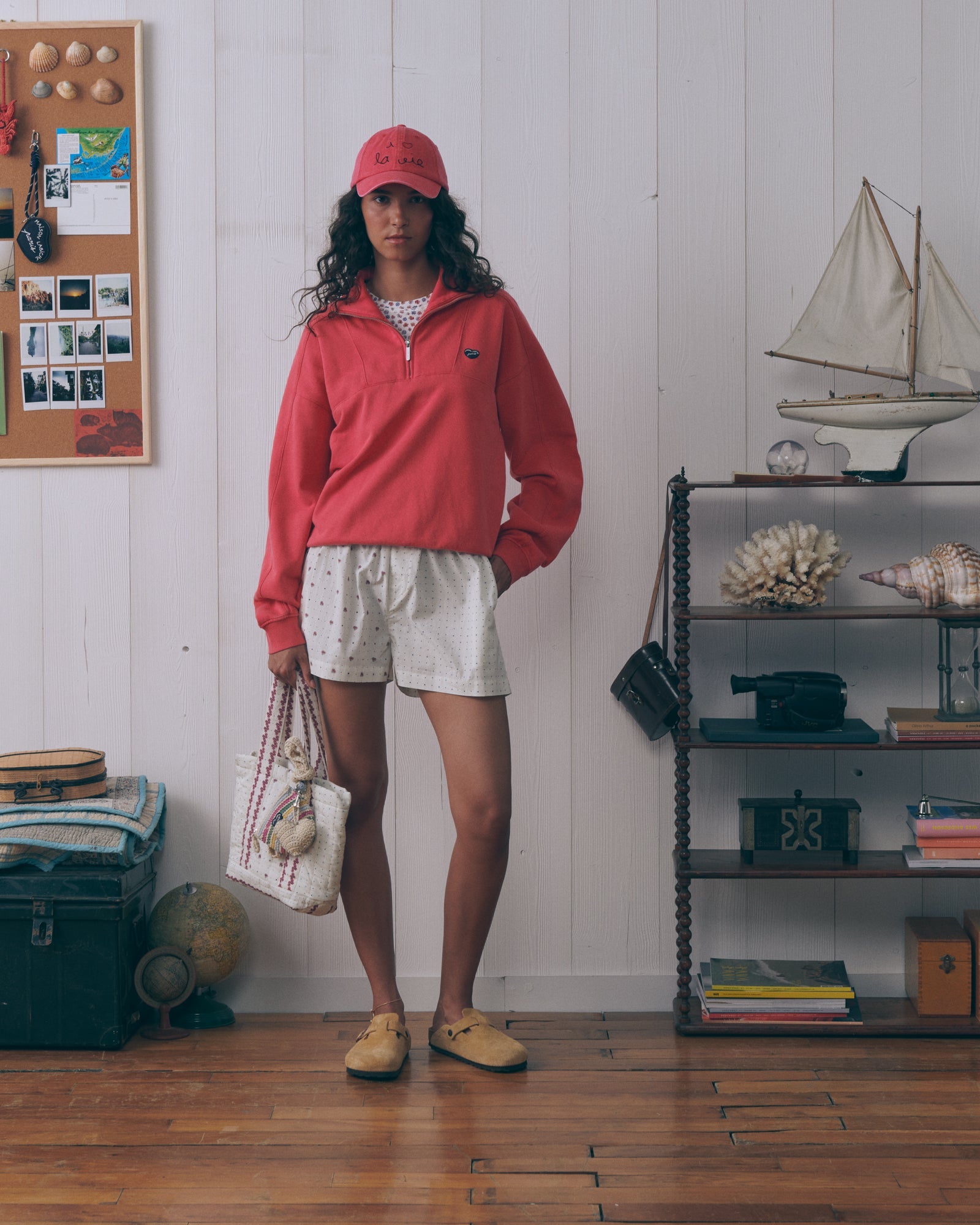 Short Fleurs D Été "Poplin" Vermenouze - Mujer