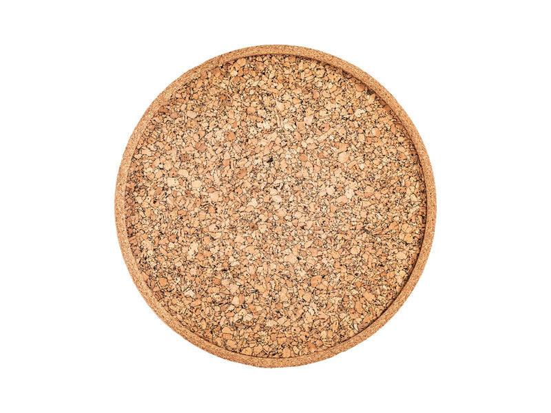 Plateau Querco Liège Rond - ⌀40cm - Grain