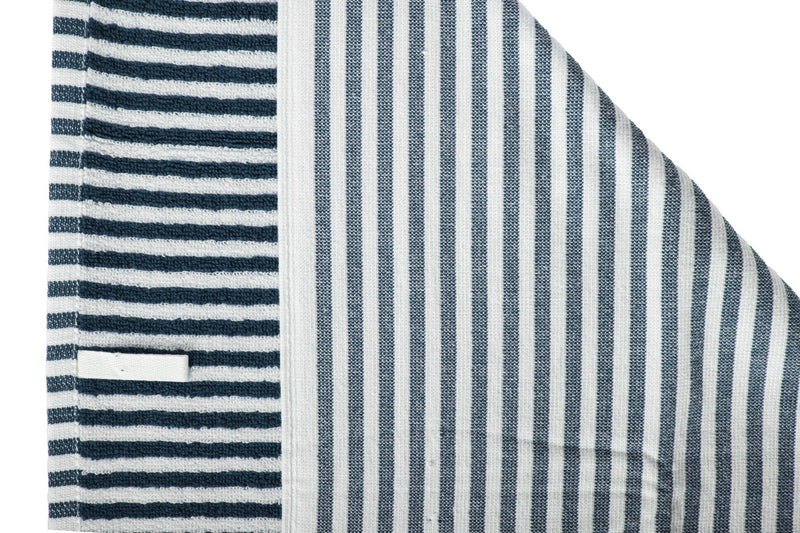 Torchons Culinary Duo Stripe 50x76 Washed - Set De 3 - Indigo