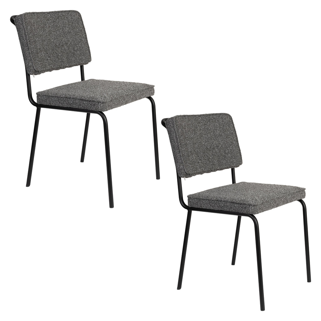Buddy - Dining Chair - Fabric - Black