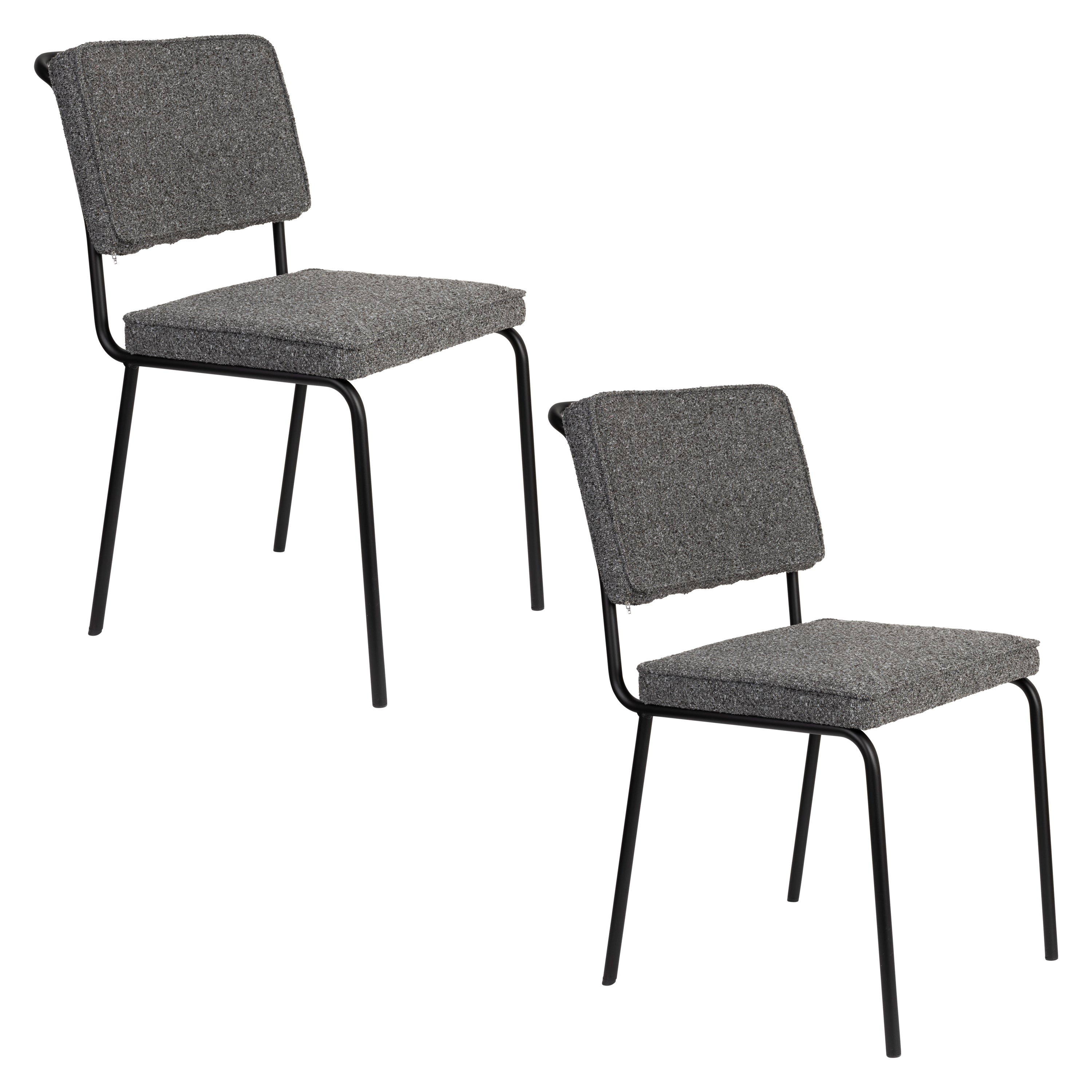 Buddy - Dining Chair - Fabric - Black