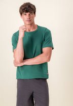 Camiseta de Manga Corta Formidable de Algodón - Verde Bosque