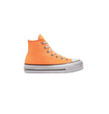 Baskets Platforme Canvas Hi - Orange