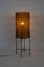 Kari - Floor lamp - Jute - Brown