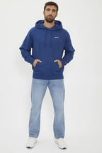 Sweat Bleu À Capuche