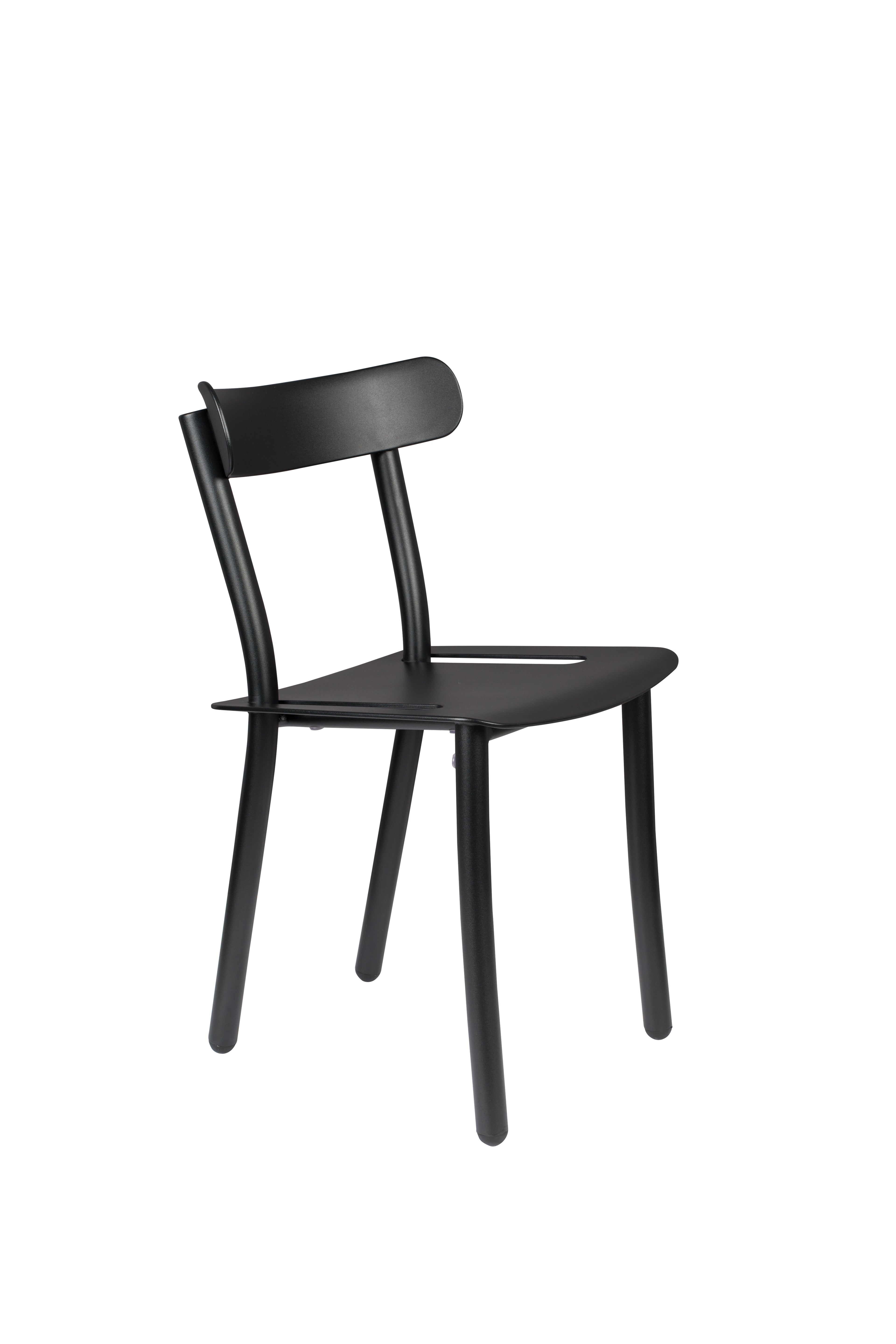 Friday - Outdoor Chair - Aluminum - Black