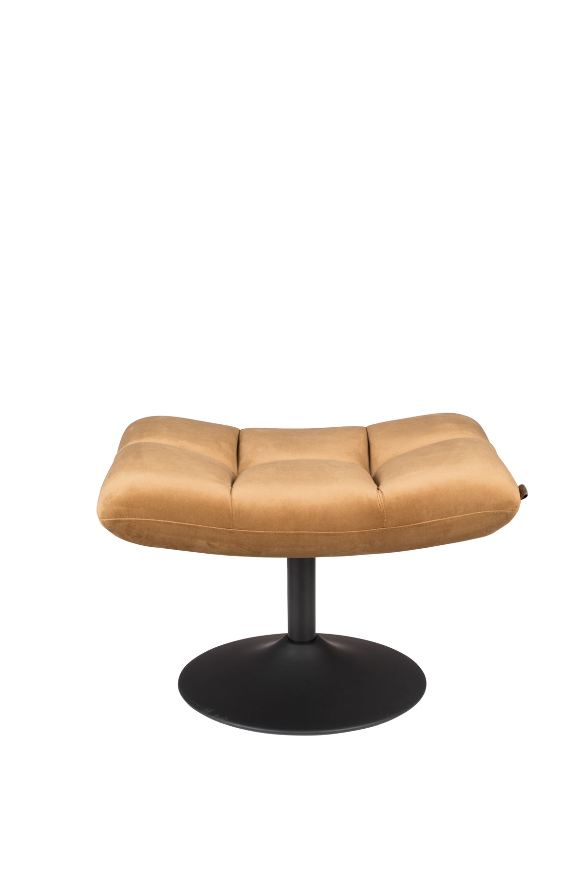 Bar - Pouf - Tissu - Marron doré