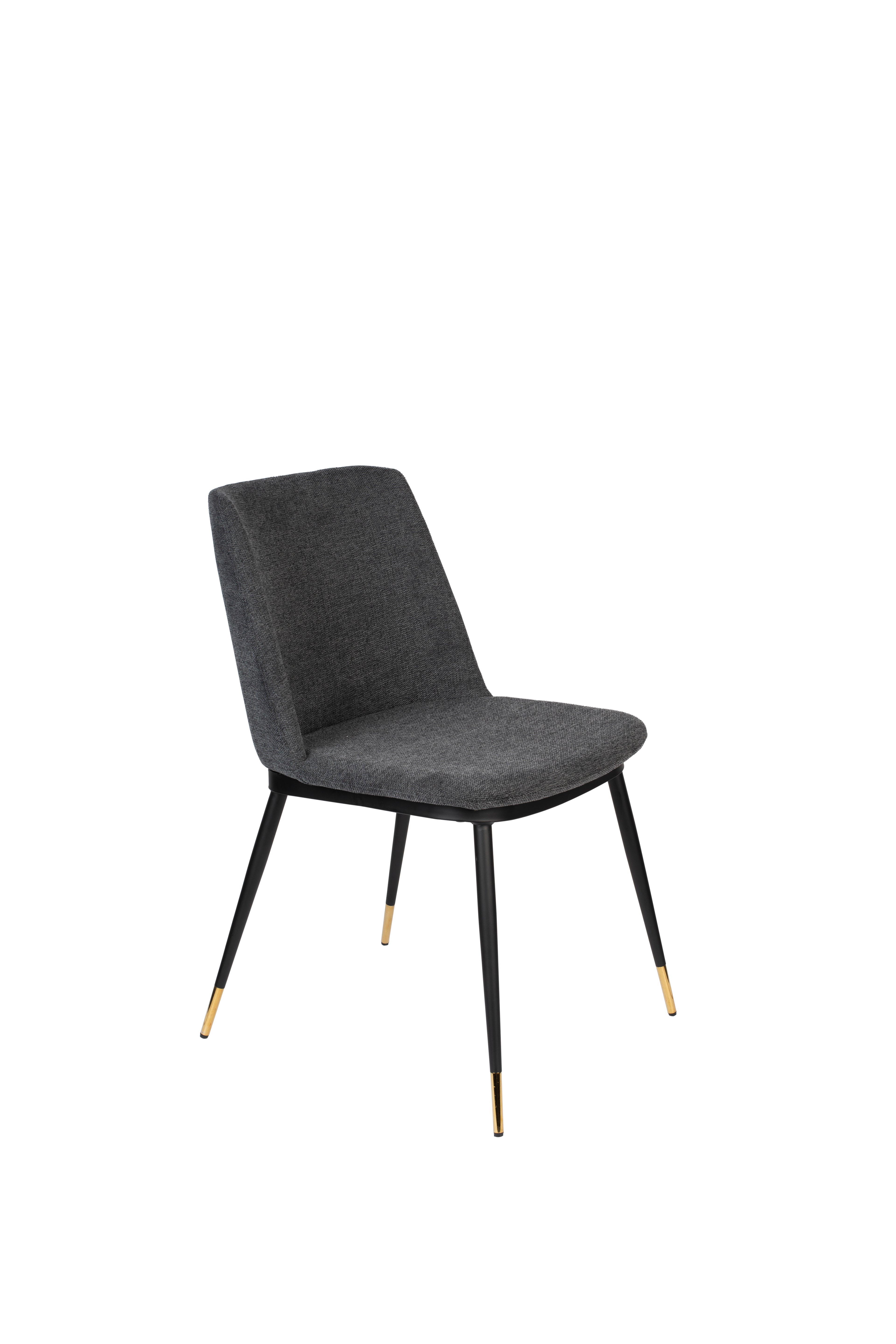 Lionel - Dining Room Chair - Fabric - Dark Gray