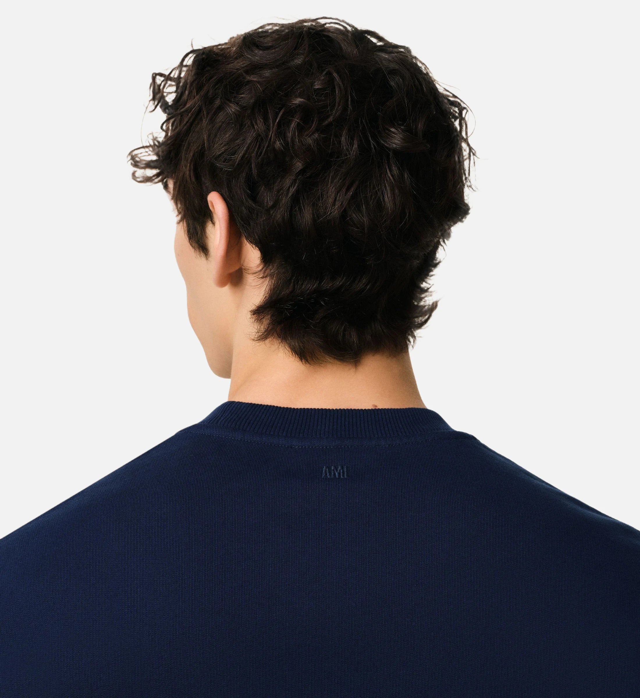 Ami Paris - Sudadera Ami De Coeur – Azul Marino Rojo