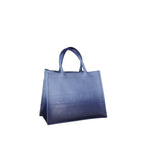 Dior - Christian Leather Medium Book Cabas - Women - Blue