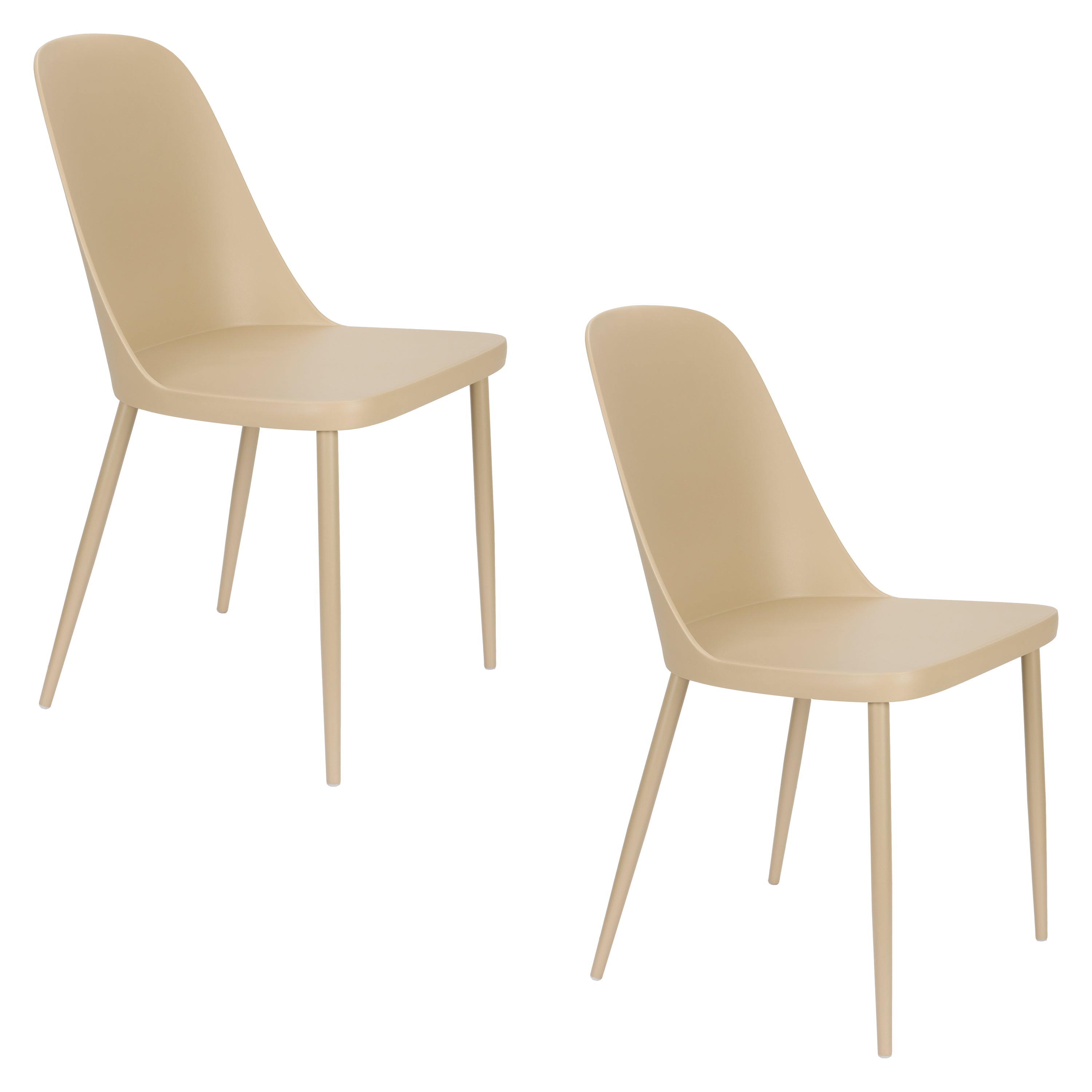 Pip All - Dining Room Chair - Steel - Beige