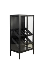 Rob - Wine Cabinet - Pine wood - Black