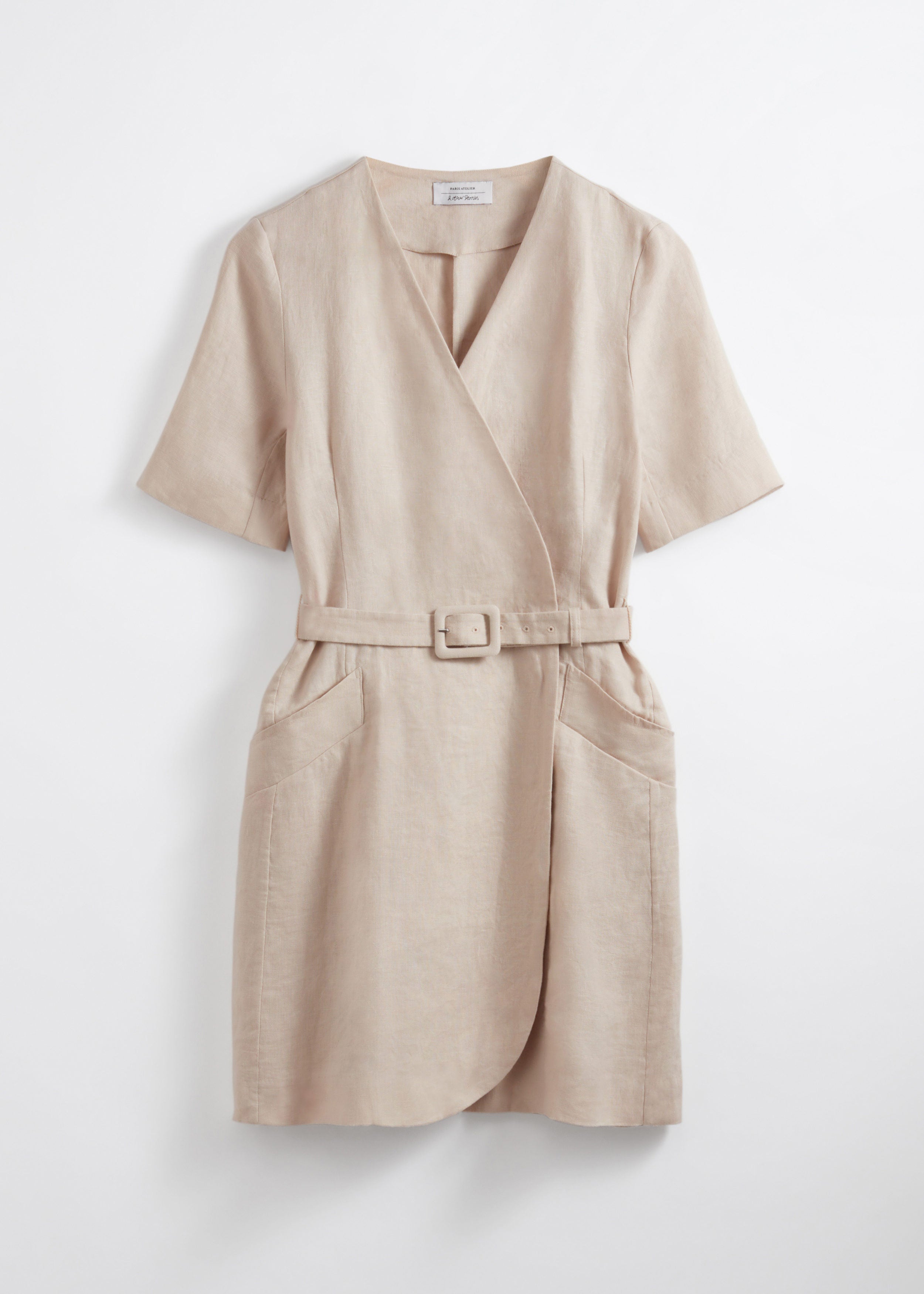 Robe Pa Polina En Lin Beige