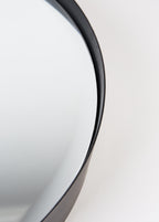 Raj Grand - Mirror - Steel - Black