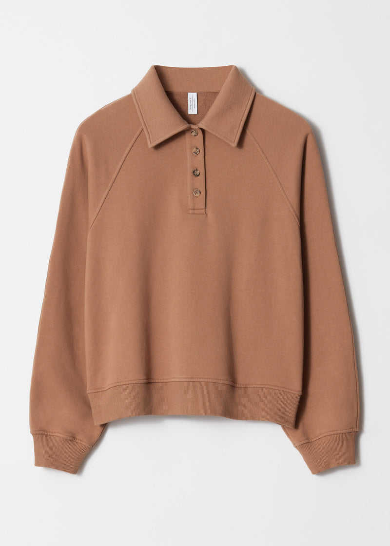 Sweatshirt Pa Alex Polo Sweatshirt - Brown - Women
