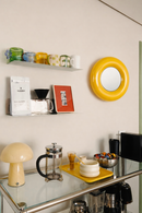 Muller Yellow Metal Mirror 50 Cm - Yellow